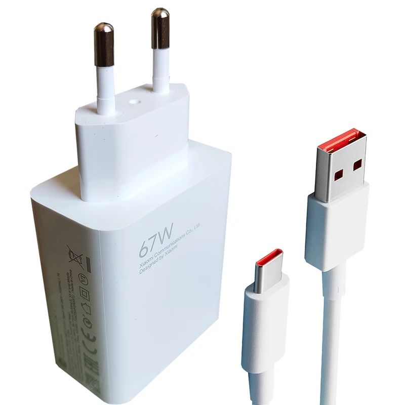 شارژر دیواری شیائومی مدل 67W به همراه تبدیل USB-C-01 شارژر دیواری شیائومی مدل 67W به همراه تبدیل USB-C - Image 1